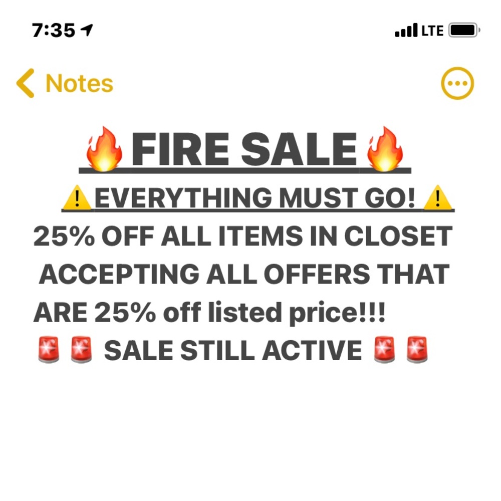 25% OFF SALE